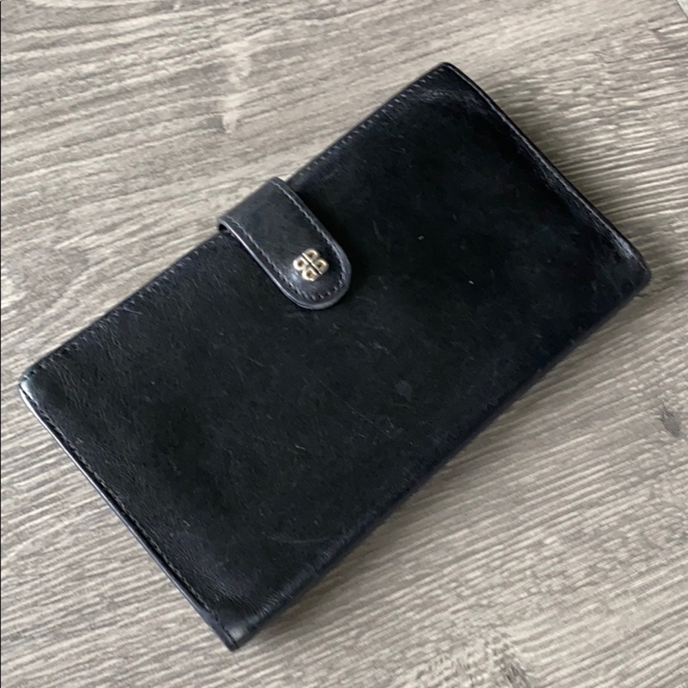 Bosca vintage black leather wallet